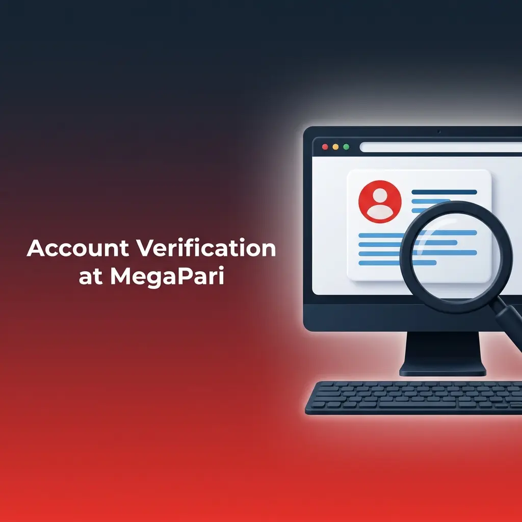 MegaPari KYC account verification process showing identity and address document submission steps