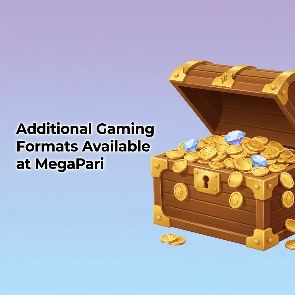 MegaPari alternative gaming formats including virtual sports, scratch cards, keno, and bingo rooms on licensed platform