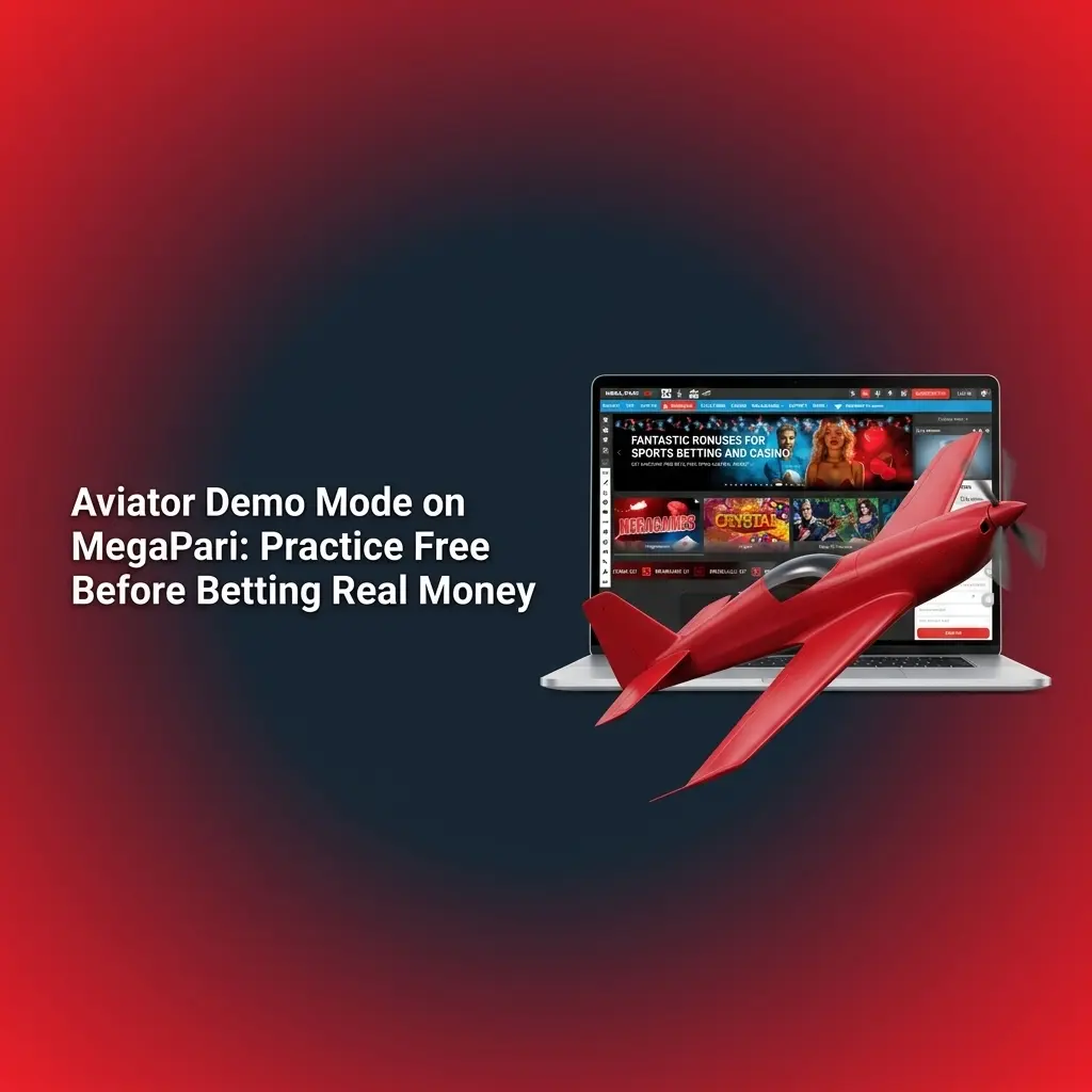 MegaPari Aviator demo mode interface showing virtual credits and Auto Bet features for Ethiopian players