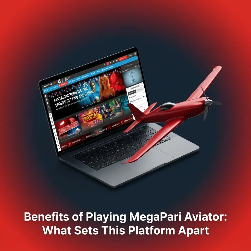 MegaPari Aviator platform benefits showing 97% RTP, ETB support, mobile access, and 31200 ETB welcome bonus