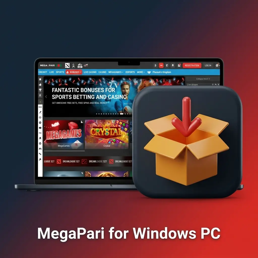 MegaPari Windows PC desktop application installation setup wizard interface for stable browser-independent access