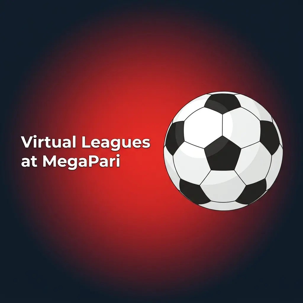 MegaPari virtual sports lobby showing AI-powered simulations for football, basketball, and horse racing available 24/7